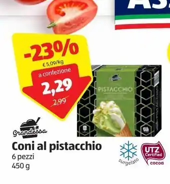ALDI Coni al pistacchio offerta