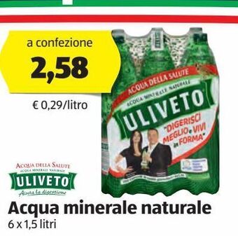 Acqua minerale naturale