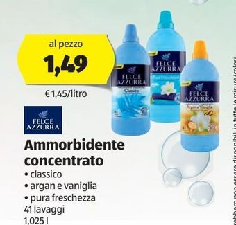 ALDI Ammorbidente concentrato offerta