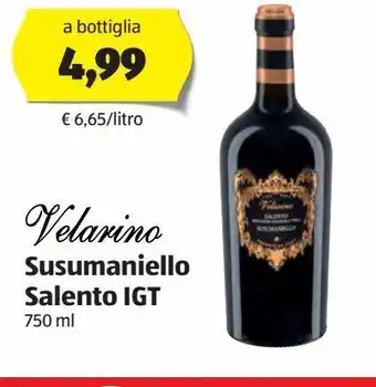 ALDI Susumaniello salento igt offerta
