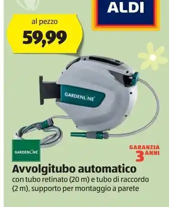 ALDI Avvolgitubo automatico offerta