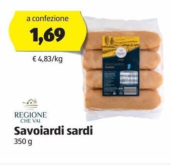 ALDI Savoiardi sardi offerta