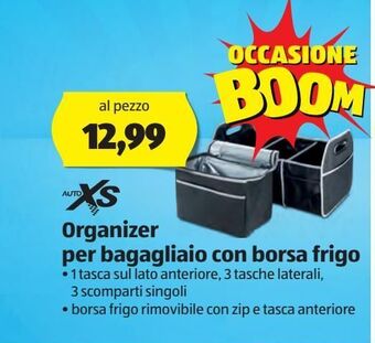 ALDI Organizer per bagagliaio con borsa frigo offerta