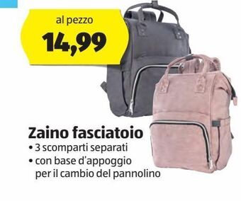 ALDI Zaino fasciatoio offerta