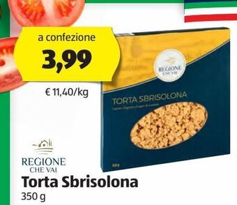 ALDI Torta sbrisolona offerta