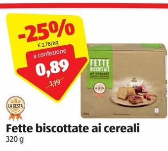 ALDI Fette biscottate ai cereali offerta