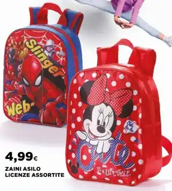 Zaini asilo licenze assortite
