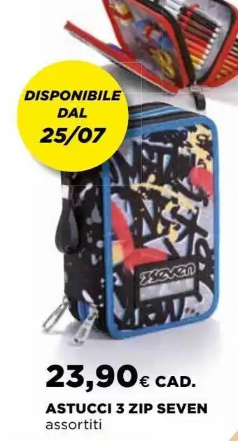 Ipercoop Astucci 3 zip seven offerta