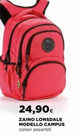 Ipercoop Zaino lonsdale modello campus offerta