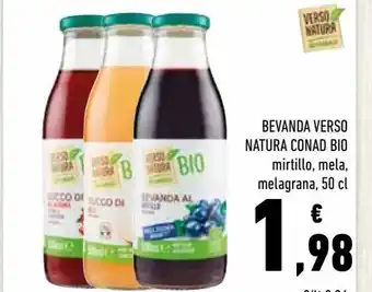 Conad Bevanda verso natura conad bio offerta