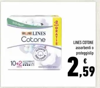 Conad Assorbenti o proteggislip lines cotone offerta