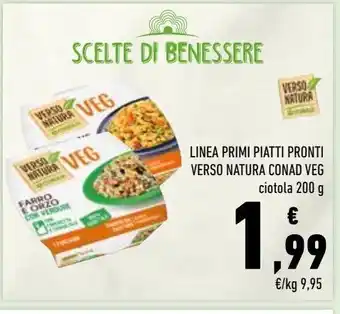 Conad Linea primi piatti pronti verso natura conad veg offerta
