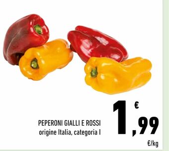 Conad Peperoni gialli e rossi offerta