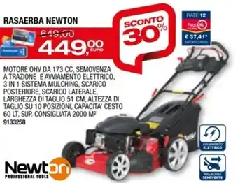 Bricofer Newton Rasaerba offerta