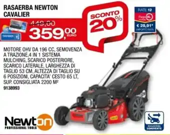 Newton Rasaerba Cavalier