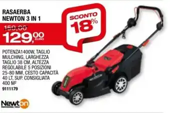 Newton Rasaerba 3 in 1