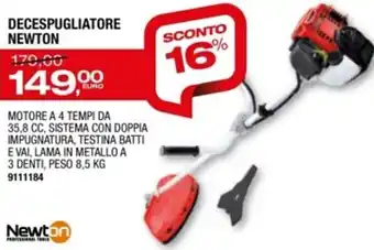Bricofer Newton Decespugliatore offerta
