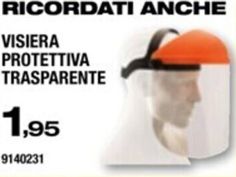 Bricofer Visiera Protettiva Trasparente offerta