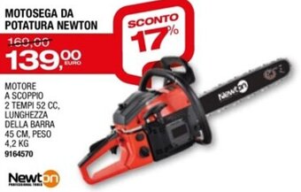 Bricofer Newton Motosega Da Potatura offerta