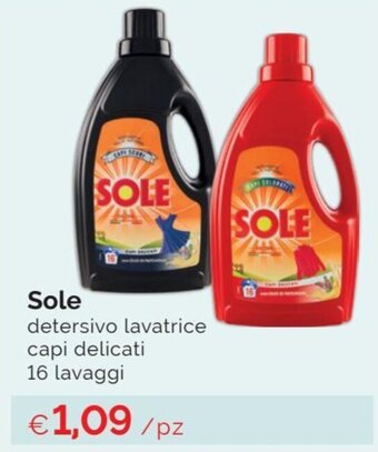 Prodet Sole detersivo lavatrice capi delicati 16 lavaggi offerta