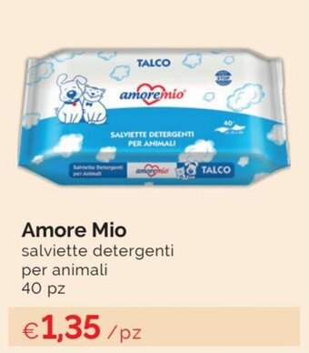 Prodet Amore Mio salviette detergenti per animali 40 pz offerta
