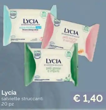 Prodet Lycia salviette struccanti 20 pz offerta