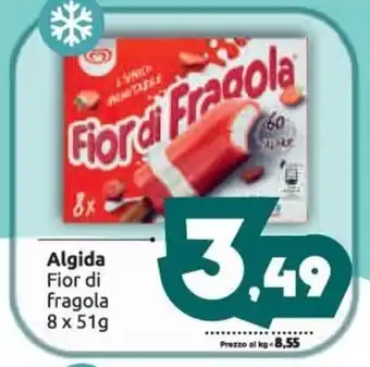 Algida Fior di fragola 8x51 g