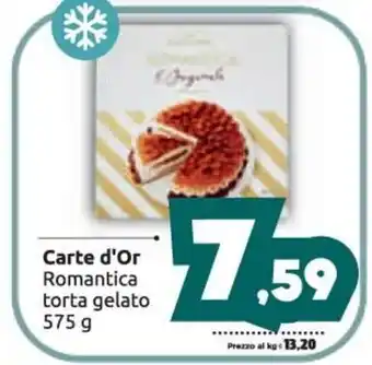 Carte D'Or Romantica torta gelato 575 g