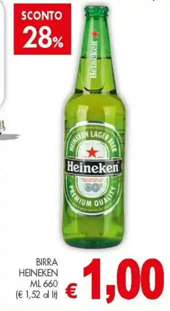 PrestoFresco Heineken Birra ml 660 offerta