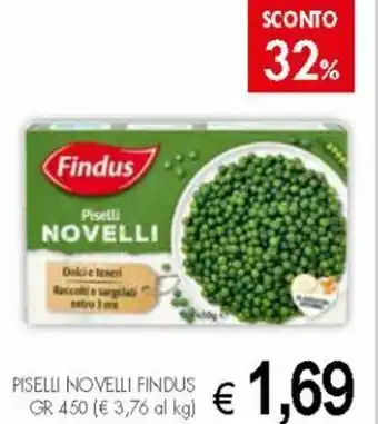 PrestoFresco Findus Piselli Novelli gr 450 offerta