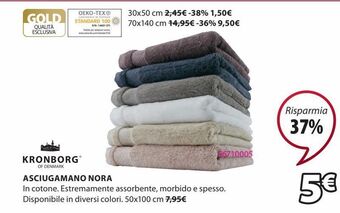 JYSK Asciugamano in cotone offerta