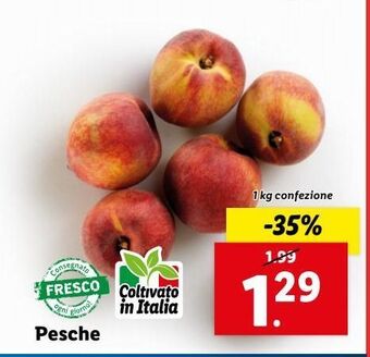Lidl Pesche offerta