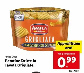 Lidl Patatine dritte in tavola grigliate offerta
