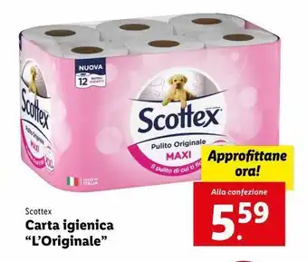 Lidl Carta igienica 'l'originale' offerta