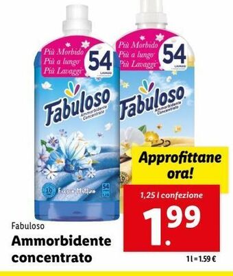 Lidl Ammorbidente concentrato offerta
