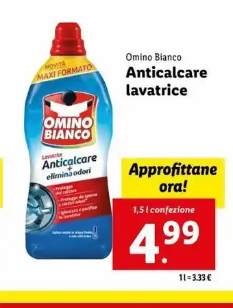 Lidl Anticalcare lavatrice offerta