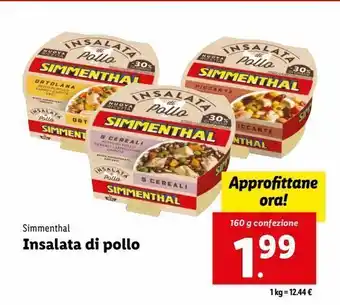 Lidl Insalata di pollo offerta