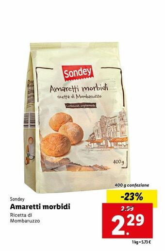Lidl Amaretti morbidi offerta
