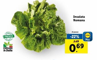 Lidl Insalata romana offerta
