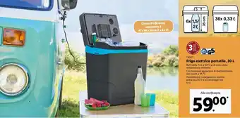 Frigo elettrico portatile 30 l