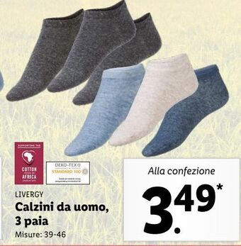 Lidl Calzini da uomo 3 paia offerta