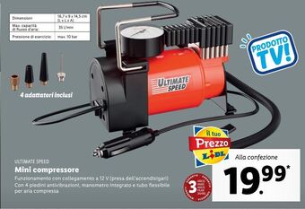 Lidl Mini compressore offerta