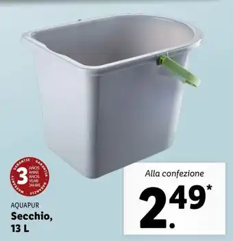 Lidl Secchio 13 l offerta