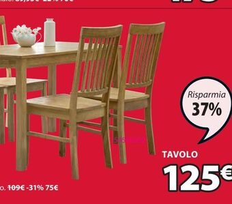 JYSK Tavolo da pranzo offerta