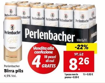 Lidl Birra pils offerta