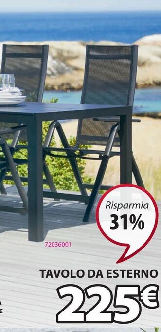 JYSK Tavolo da giardino offerta