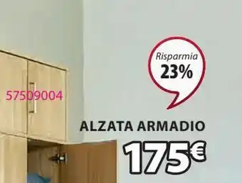 JYSK Alzata armadio offerta