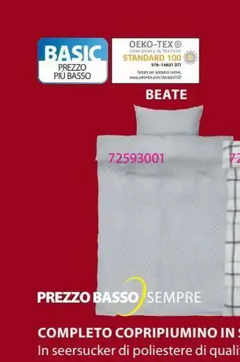 JYSK Completo copripiumino beate offerta