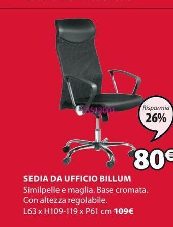 JYSK Sedia da ufficio offerta
