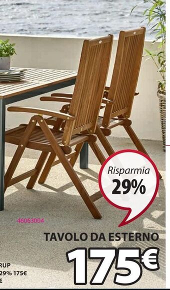 JYSK Tavolo da giardino offerta